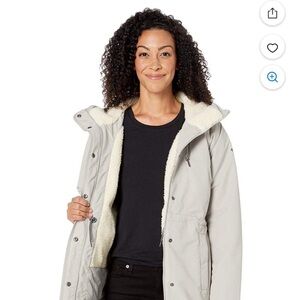 Columbia Women's Flint Gray Hooded Jacket Size XL